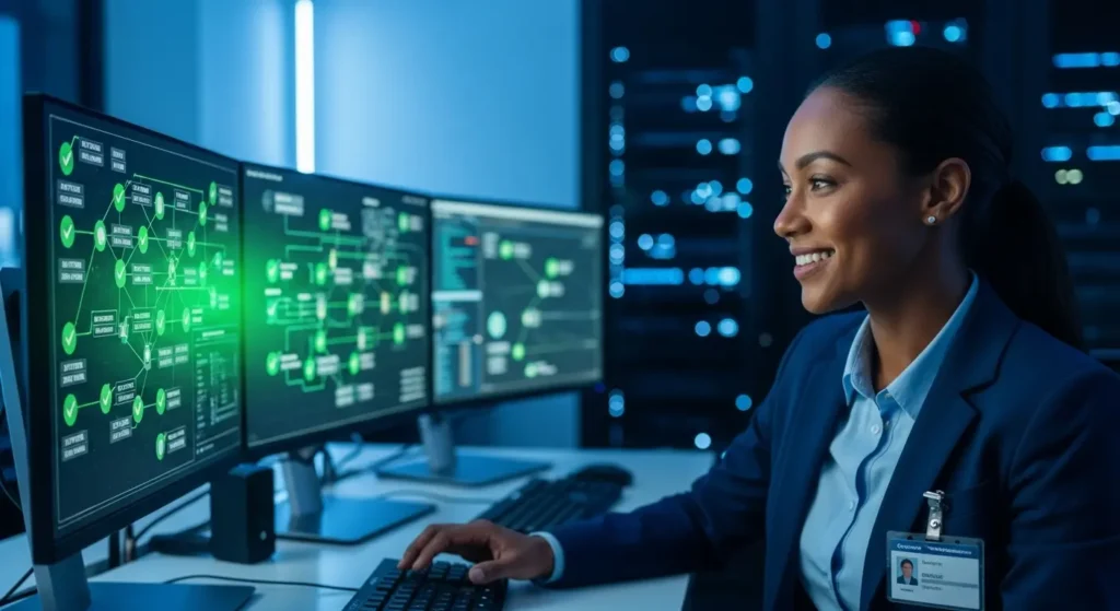 万全なセキュリティ対策を終えた後の安心な仕事環境