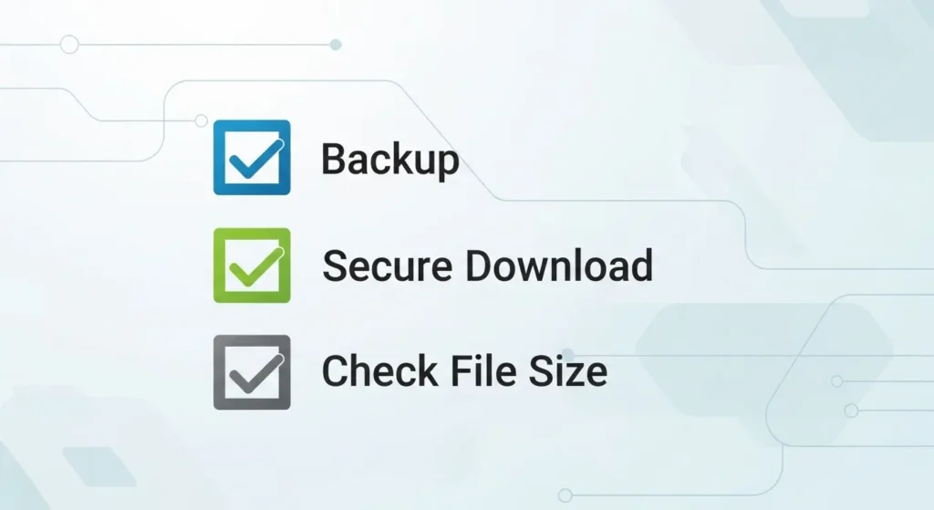 動画圧縮の安全チェックリスト