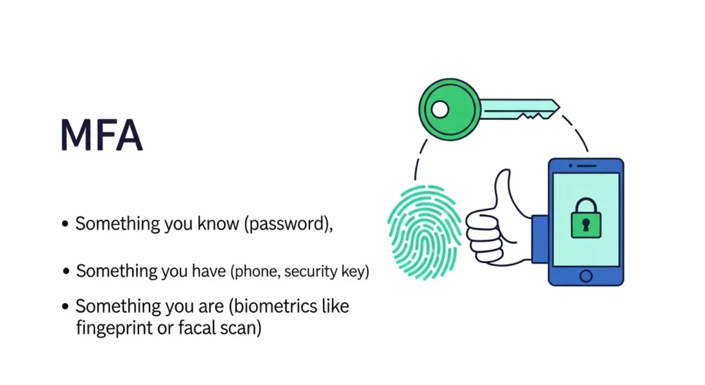 二段階認証と多要素認証の構造的違いの比較図