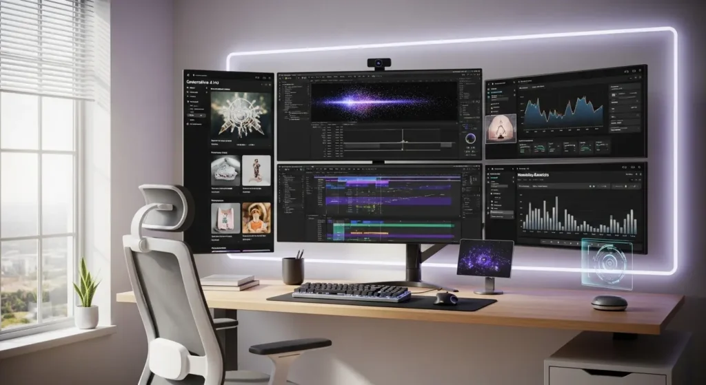 2026年の高度な動画クリエイターの作業環境