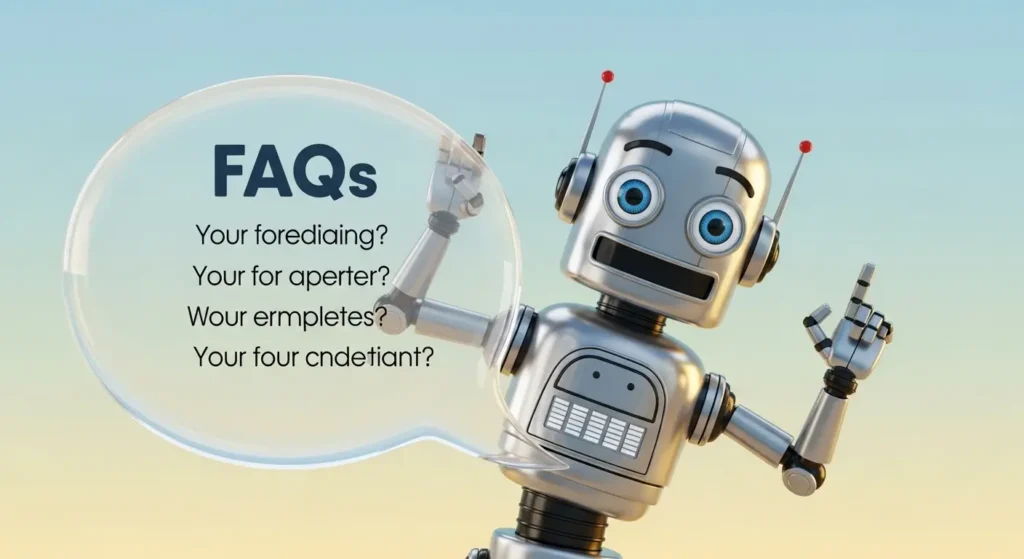 AI投資アプリのよくある質問を解決するイメージ