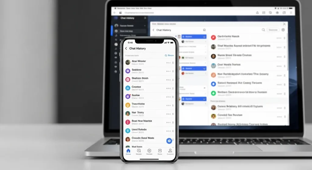 クラウドで同期された ChatGPT のチャット履歴