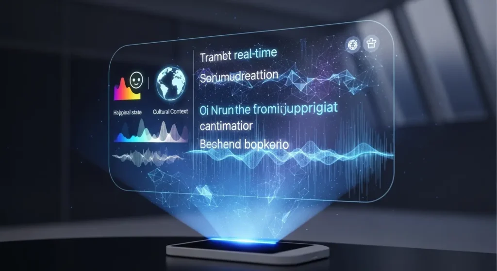 最新のOptimax技術による高度な感情認識翻訳