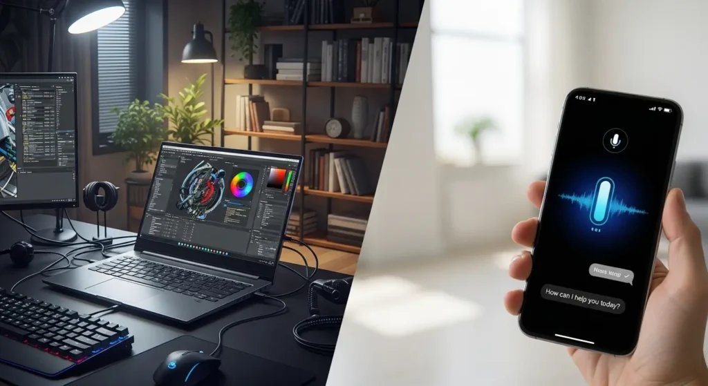 パソコン版とスマホアプリ版ChatGPTの利用シーン比較