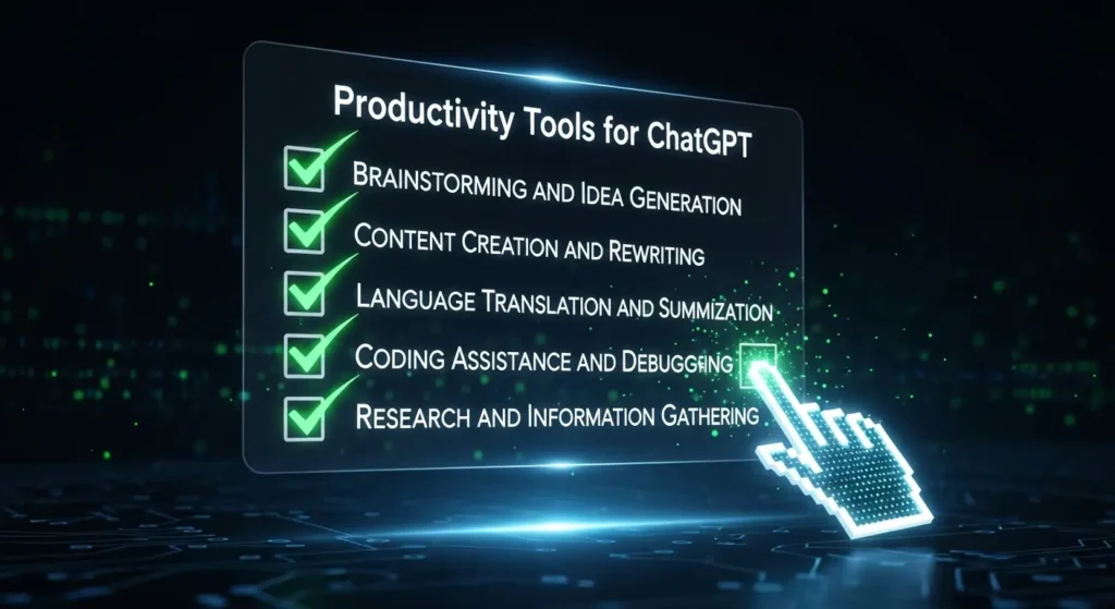 ChatGPTの生産性を向上させる拡張機能のチェックリスト