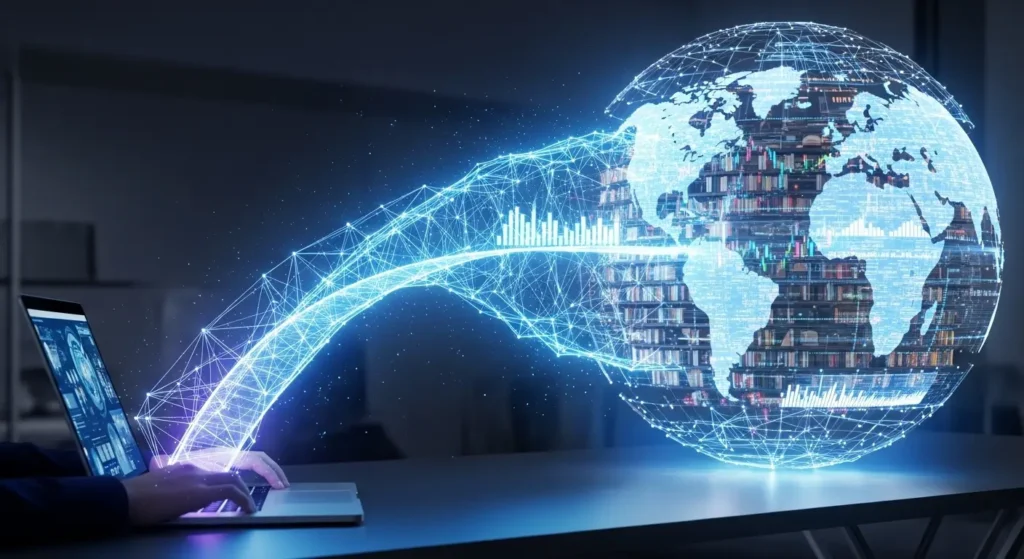 リアルタイムデータと接続されたChatGPTの活用イメージ