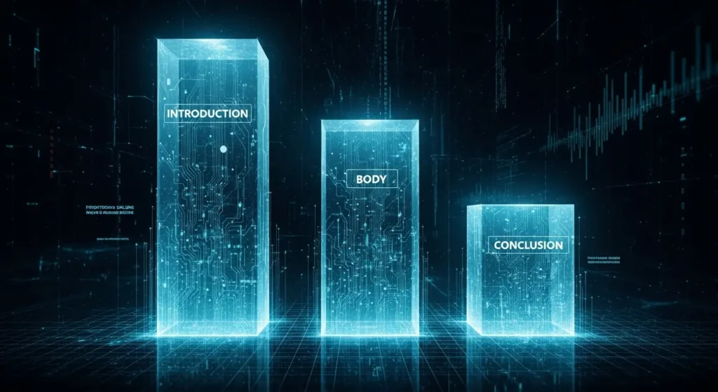 文章構造を維持しながら要約する概念図