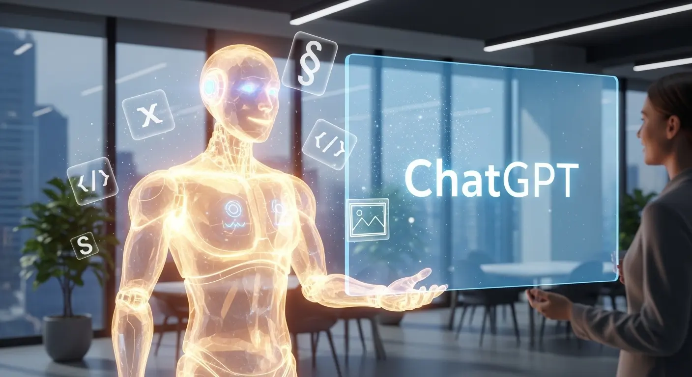 ChatGPTの概要と多様な機能を象徴するアイキャッチ画像