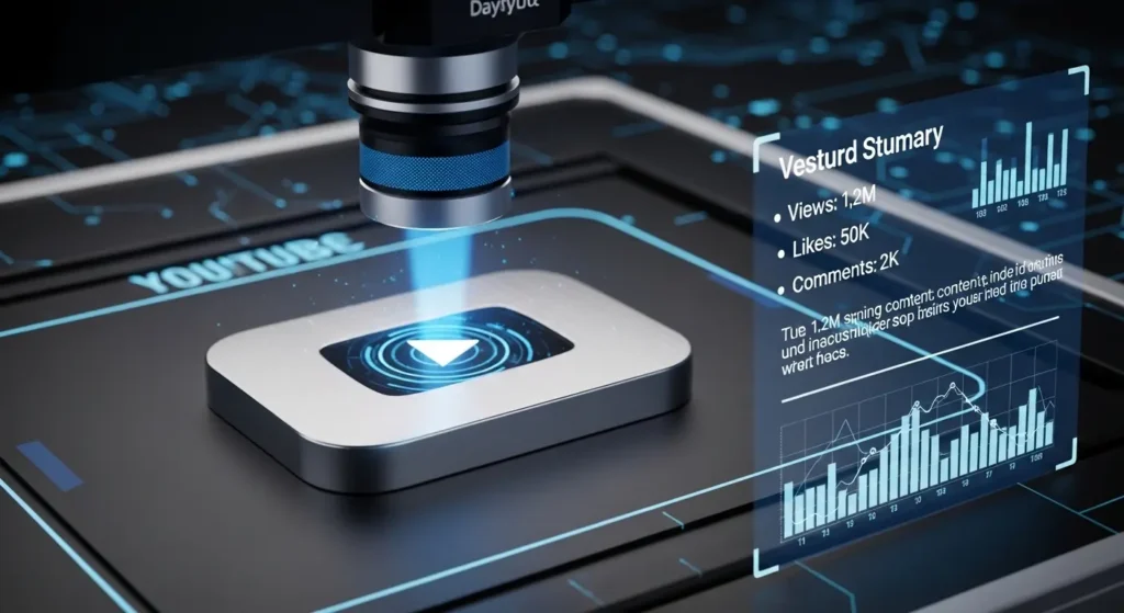 YouTube動画の内容をテキストで要約するイメージ