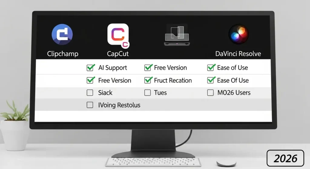 Clipchamp Classicの代替ソフト比較表