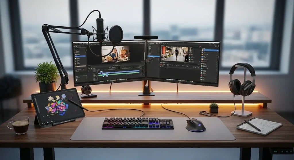 2026年の理想的な動画編集デスク環境