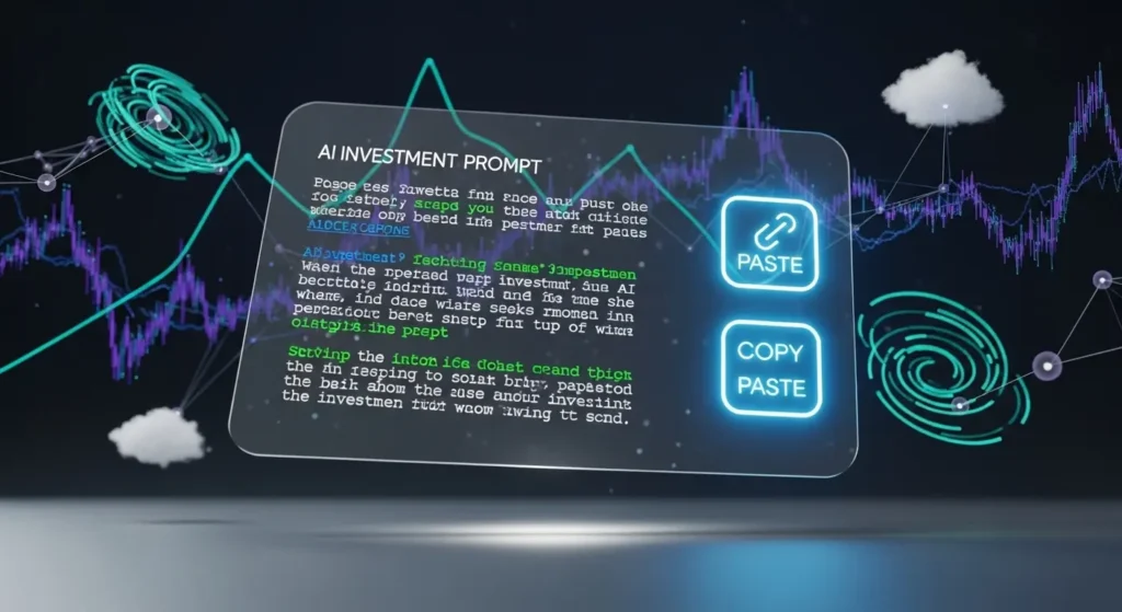 コピペ可能なAI投資用プロンプトのスクリプト画面