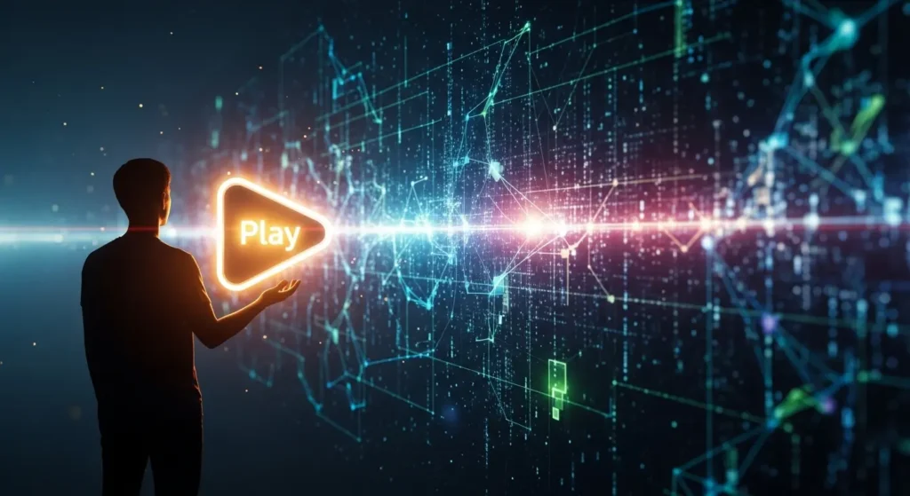 AIツールを駆使して創造性を発揮するクリエイターのイメージ