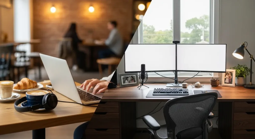 ノートPCとデスクトップPCの編集環境比較