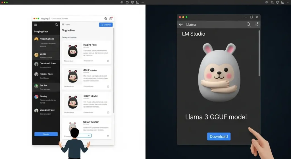 Hugging Faceから適切なLLMモデルを選定しダウンロードする手順