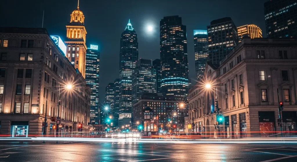 iPhone 17eの夜景モードで撮影した写真