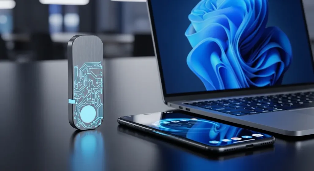 2026年の最新認証デバイスとパスキーのイメージ