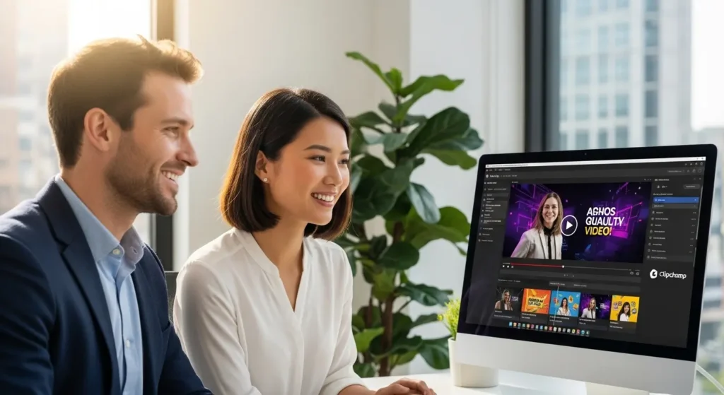 Clipchampで動画を完成させたマーケティングチーム