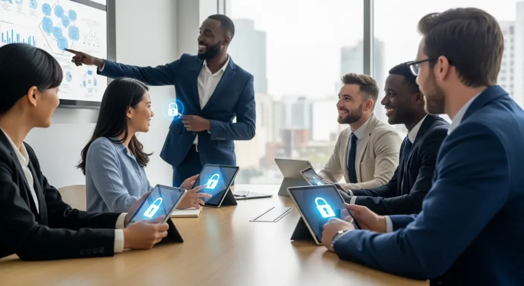 多要素認証導入に成功した企業のイメージ