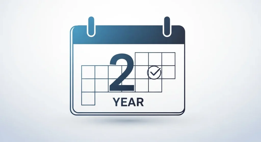 アカウントの有効期限に関する注意アイコン