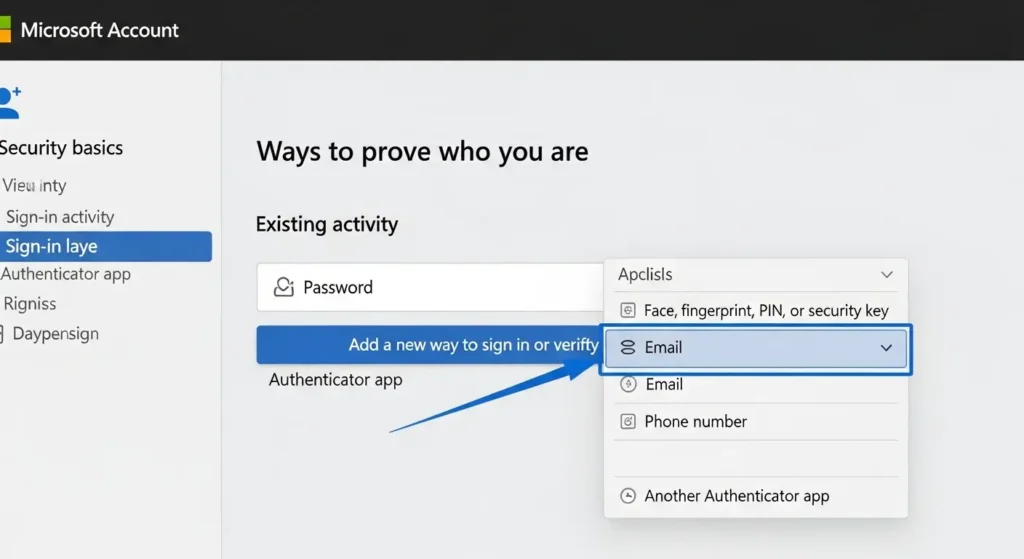 Microsoftアカウントのセキュリティ設定画面