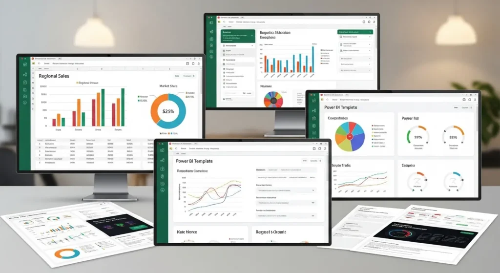 Microsoft AppSourceで提供されている多様なヒートマップテンプレートの一覧