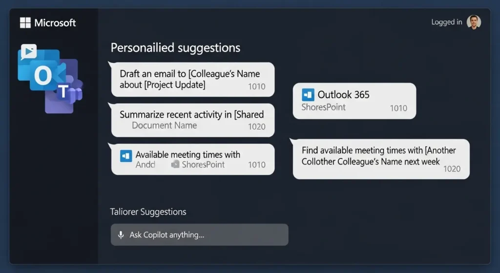 Microsoft Copilotのパーソナライズ画面
