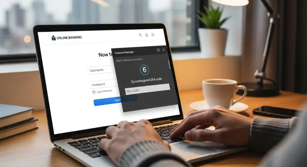 パスワードマネージャーによる認証コードの自動入力