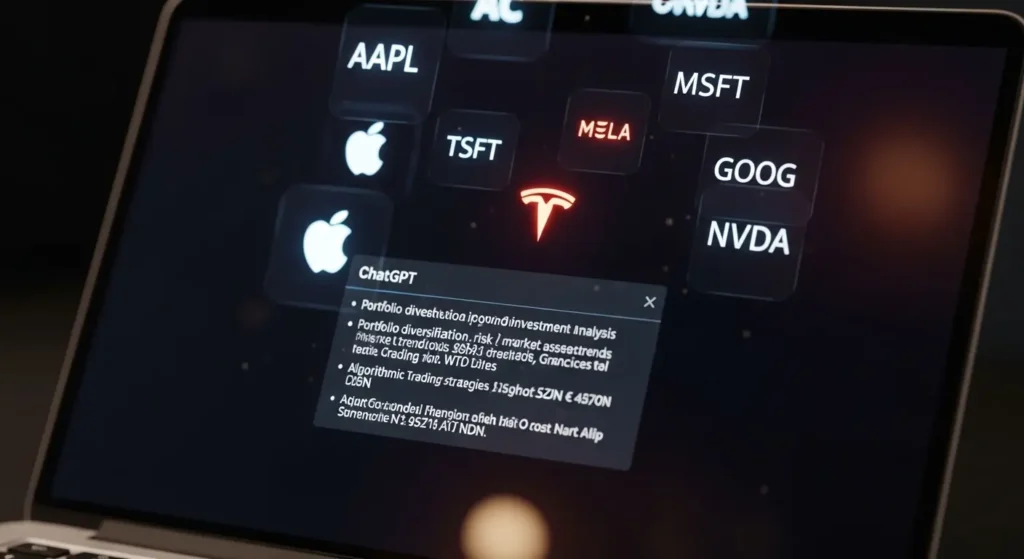 投資戦略構築のための高度なAIプロンプト入力画面