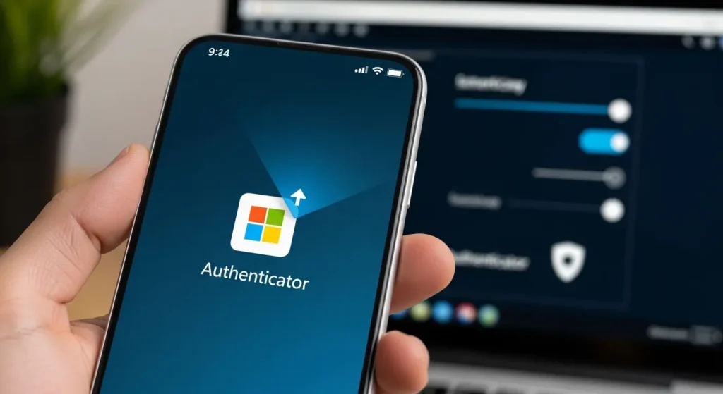 スマートフォンからAuthenticatorアプリの登録を解除する操作