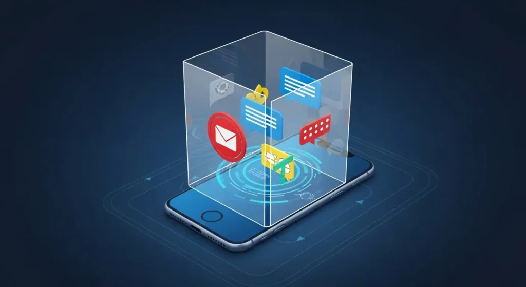 スマートフォンを詐欺から守るデジタルシールド