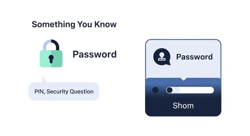 多要素認証を構成する3つの要素