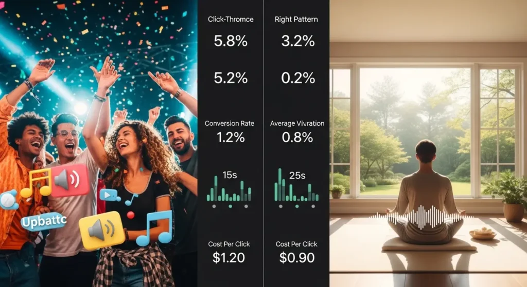 TikTok広告のクリエイティブテストの様子