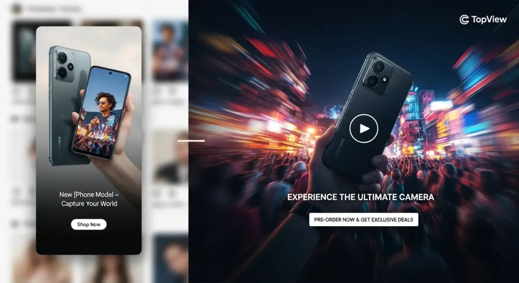 インフィード広告とTopView広告の比較