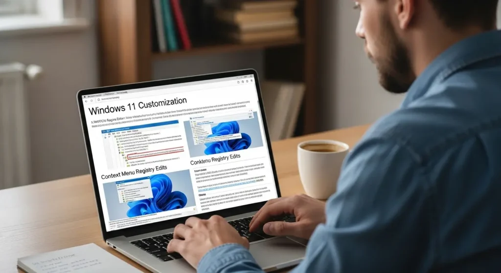 Windows 11のUIをカスタマイズするITエンジニア