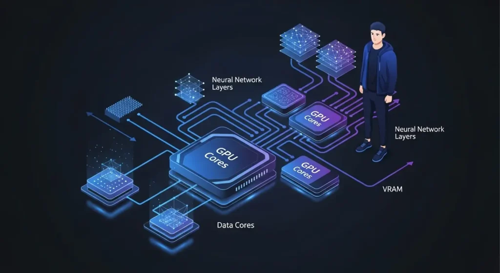 CPUとGPUのリソース活用の仕組み。