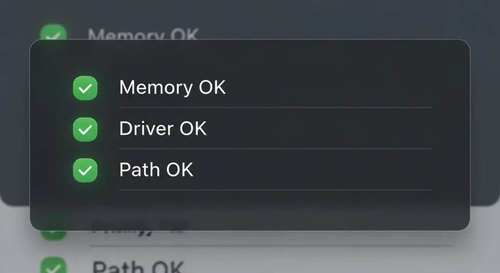 環境構築がうまくいかない時のチェックリスト