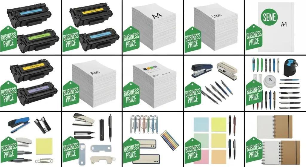 法人割引が適用されたオフィス用品の一覧