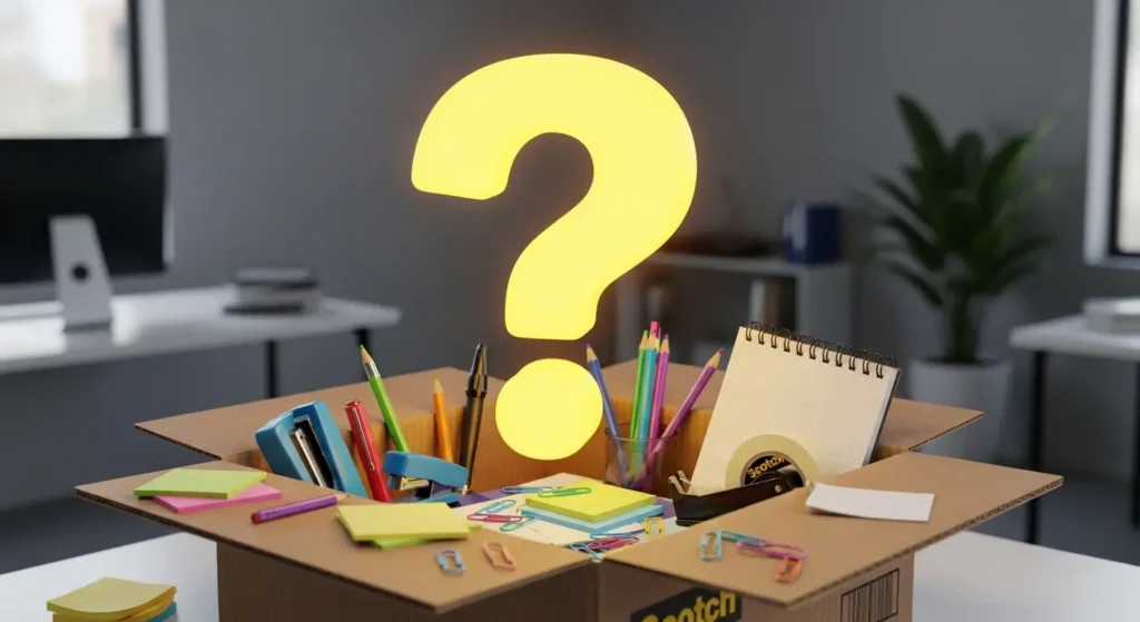 text: AmazonビジネスのFAQを象徴するイメージ