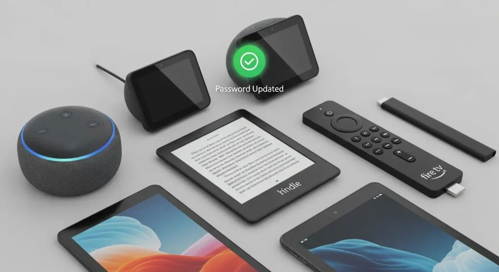 amazonアカウントと同期される各種デバイス