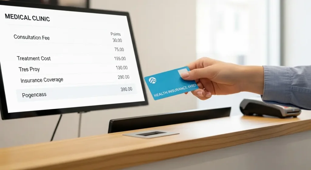 術後の傷跡をテープと日焼け止めで保護している様子