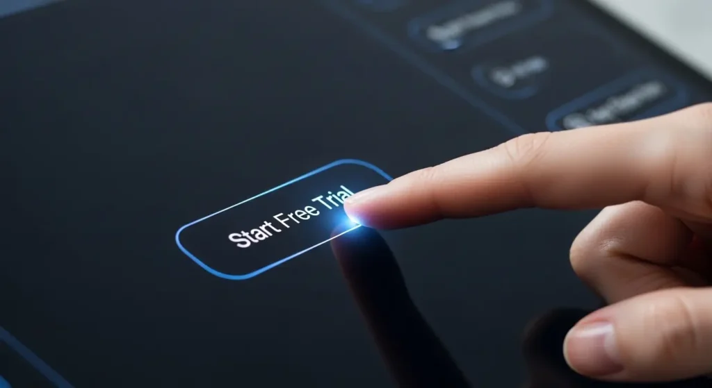 チャプロAIの無料体験を開始するクリックアクション