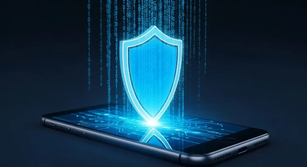 Cotomoのセキュリティとプライバシー保護を象徴するイメージ