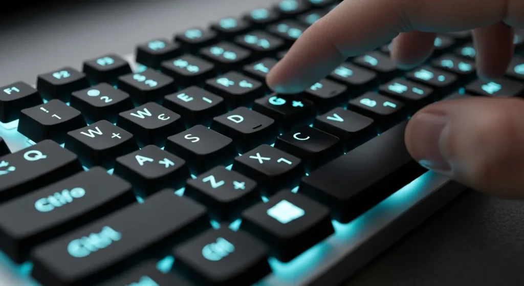 Ctrl+Alt+Deleteキーを同時に押すイメージ