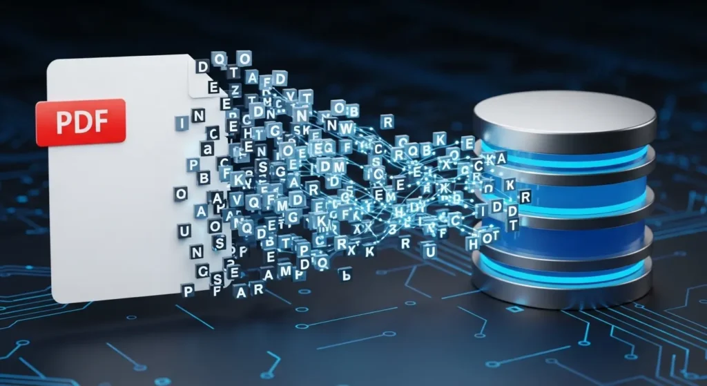 ドキュメントの分割とベクトルデータベースへの保存プロセス