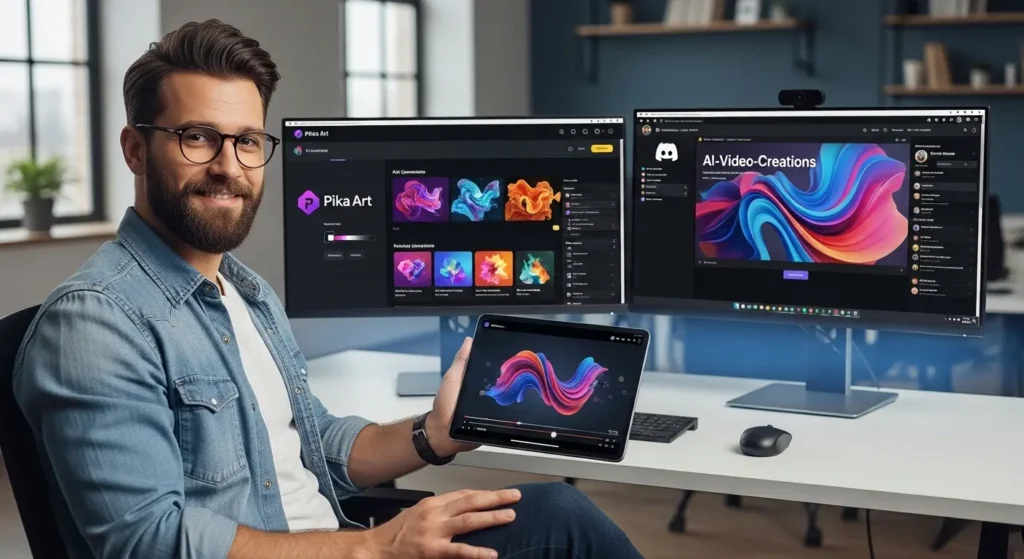目的や用途に応じて PikaのWeb版とDiscord版を使いこなすクリエイター