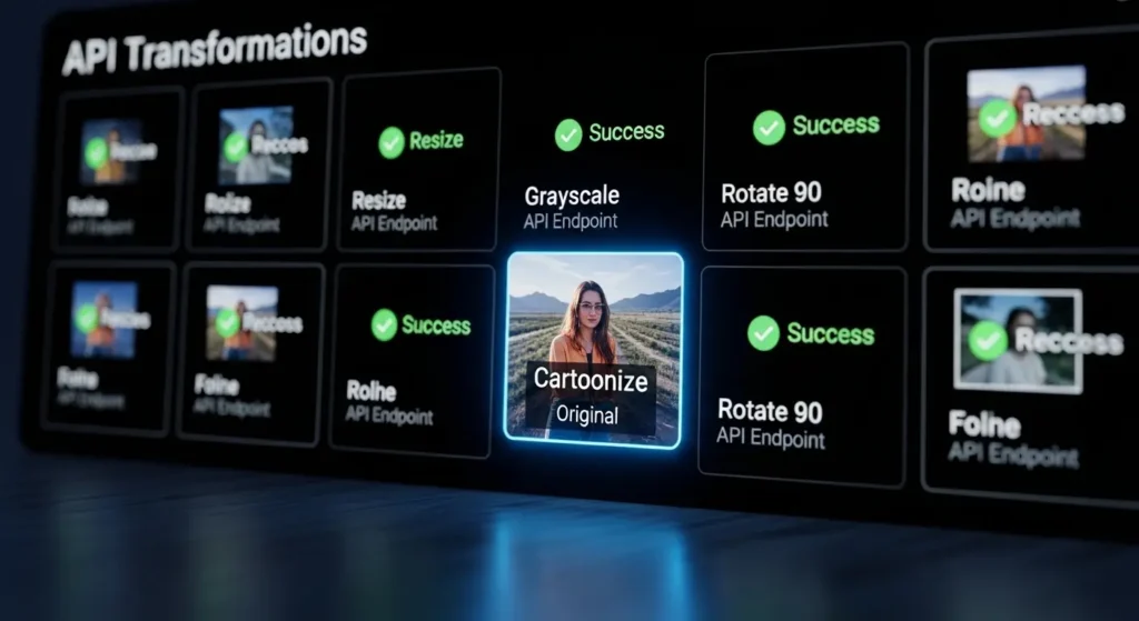 APIリクエストのレスポンス時間を計測しているターミナルのログ画面