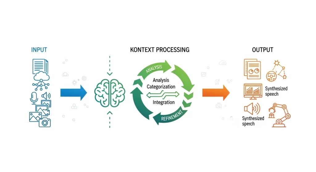 FLUX.1 Kontext devを用いた画像編集の全体フローをまとめたインフォグラフィック。