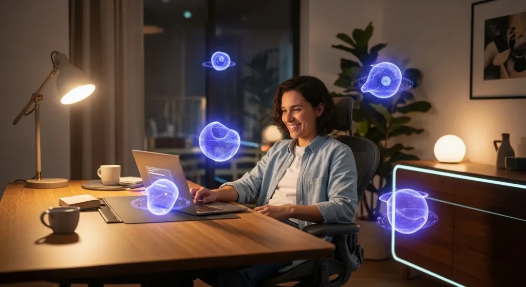 ローカルAIを活用するユーザーのイメージ