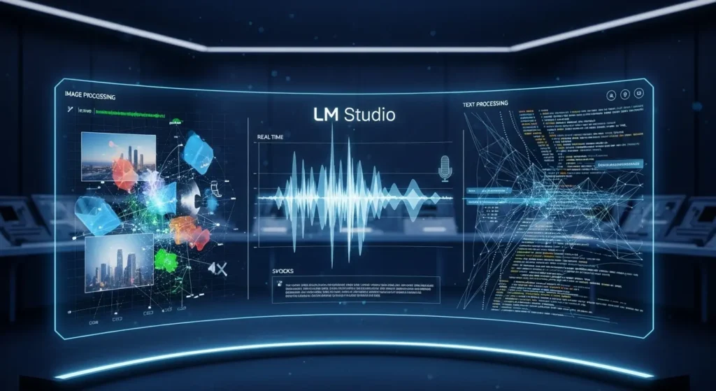 将来のマルチモーダル対応をイメージしたAIツール画面